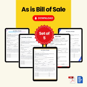 As Is Bill of Sale