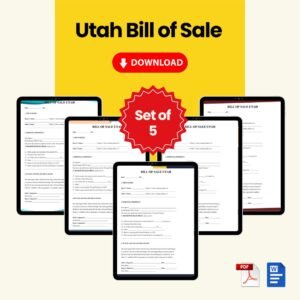 Bill of Sale Utah