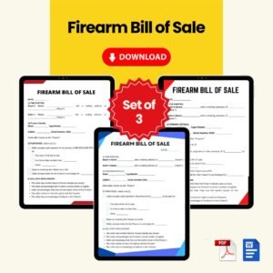 Firearm Bill of Sale