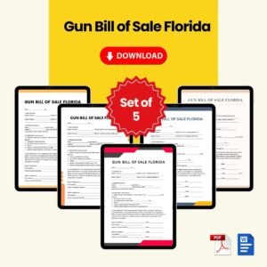 Gun Bill of Sale Florida