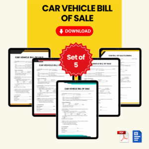Vehicle Bill of Sale