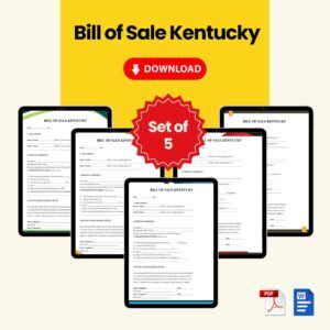 Bill of Sale Kentucky